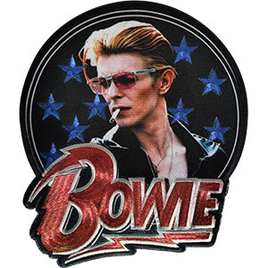 David Bowie Stars 9.1"x7.7" Oversized Patch