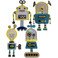 Thumbnail for Robots 4 Pack (P-5044, P-5045, P-5046, P-5047) Patch Set - 3 pc prepack