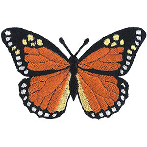 Large Monarch Butterfly 3.1"x2" Patch - 3 pc prepack