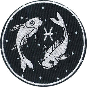 Pisces 3" Round Patch - 3 pc prepack