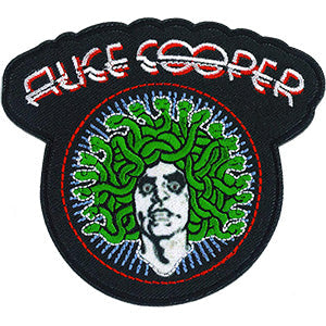 Alice Cooper Medusa 3.4"x3.8" Patch - 3 pc prepack