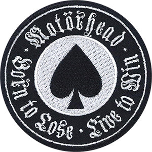 Motorhead Live To Win 3.2" Round Patch - 3 pc prepack