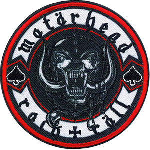 Motorhead Rock  Roll 3" Round Patch - 3 pc prepack