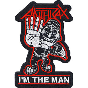 Anthrax I'm the Man 2.4"x3.5" Patch - 3 pc prepack
