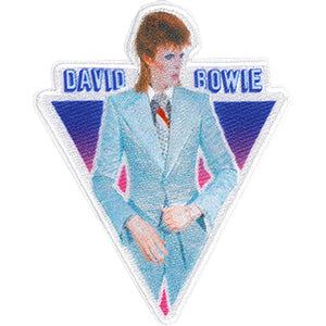 David Bowie Blue Suit 3.3"x4.1" Patch - 3 pc prepack