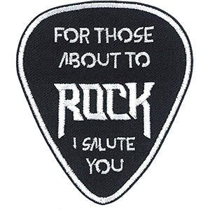 AC/DC I Salute You 2.7"x3.2" Patch - 3 pc prepack