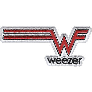 Weezer Red Logo 4"x1.8" Patch - 3 pc prepack