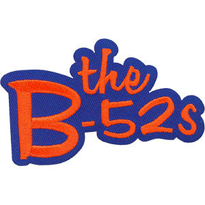 The B-52's Logo 3.6"x2.25" Patch - 3 pc prepack