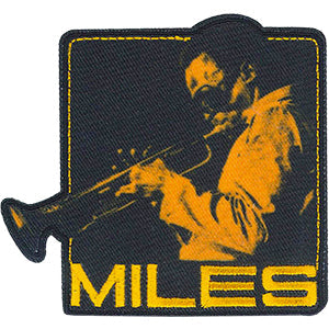 Miles Davis Trumpet 3.4"x3.1" Patch - 3 pc prepack