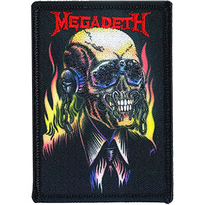 Megadeth On Fire 2.6"x3.7" Patch - 3 pc prepack