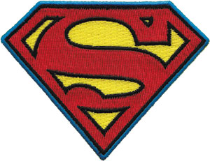 DC Comics Originals Superman 3.75"x2.9" Patch - 3 pc prepack