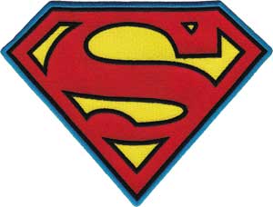 DC Comics Originals Superman 10" Oversized Patch