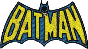 DC Comics Originals Batman Logo 3.5"x2" Patch - 3 pc prepack