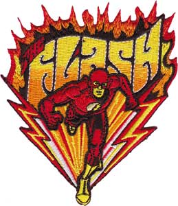 DC Comics Originals The Flash Boltz 3.5"x4" Patch - 3 pc prepack