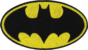 DC Comics Originals Batman Logo 10.5"x5.8" Oversized Patch