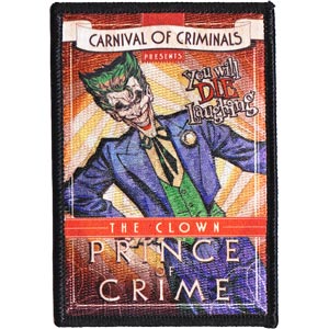 DC Comics Originals Joker The Clown 2.7"x4" Patch - 3 pc prepack