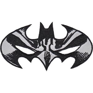 DC Comics Originals Batman Mask 4"x2" Patch - 3 pc prepack