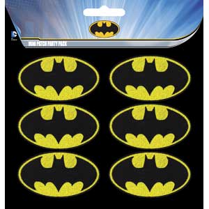 DC Comics Originals Batman 6 Pack 2" Mini Patch Set - 3 pc prepack