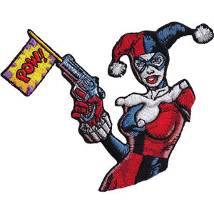 DC Comics Originals Harley Quinn Pow 4.3"x3.4" Patch - 3 pc prepack
