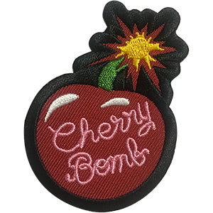 Cherry Bomb 2.1"x2.8" Patch - 3 pc prepack