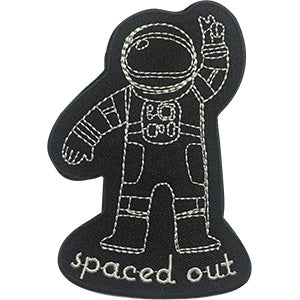 Spaced Out Astronaut 2.6"x3.8" Patch - 3 pc prepack