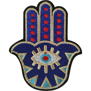 Hamsa Hand 2.6"x3.2" Patch - 3 pc prepack
