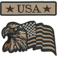 Thumbnail for USA  Eagle Patches - 3 pc prepack