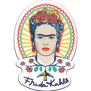 Frida Kahlo Mexicana Portrait 2.75"x4" Patch - 3 pc prepack