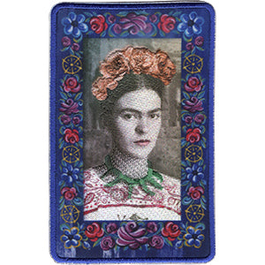 Frida Kahlo Flower Frame 2.8"x4.4" Patch - 3 pc prepack