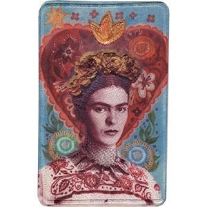 Frida Kahlo Heart Portrait 2.8"x4.4" Patch - 3 pc prepack