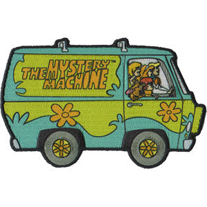 Hanna Barbera Scooby Doo Mystery Machine 3.5"x2.25" Patch - 3 pc prepack