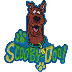Hanna Barbera Scooby Doo Paw Prints 2.3"x4" Patch - 3 pc prepack