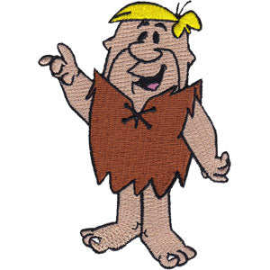 Hanna Barbera Flintstones Barney Point 2.8"x4" Patch - 3 pc prepack