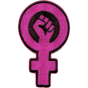 JSX Fight For Feminism 2"x3.3" Patch - 3 pc prepack