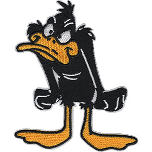 Looney Tunes Daffy Duck Angry 3"x3.75" Patch - 3 pc prepack