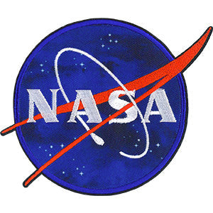 NASA Logo 4.2"x3.6" Patch - 3 pc prepack