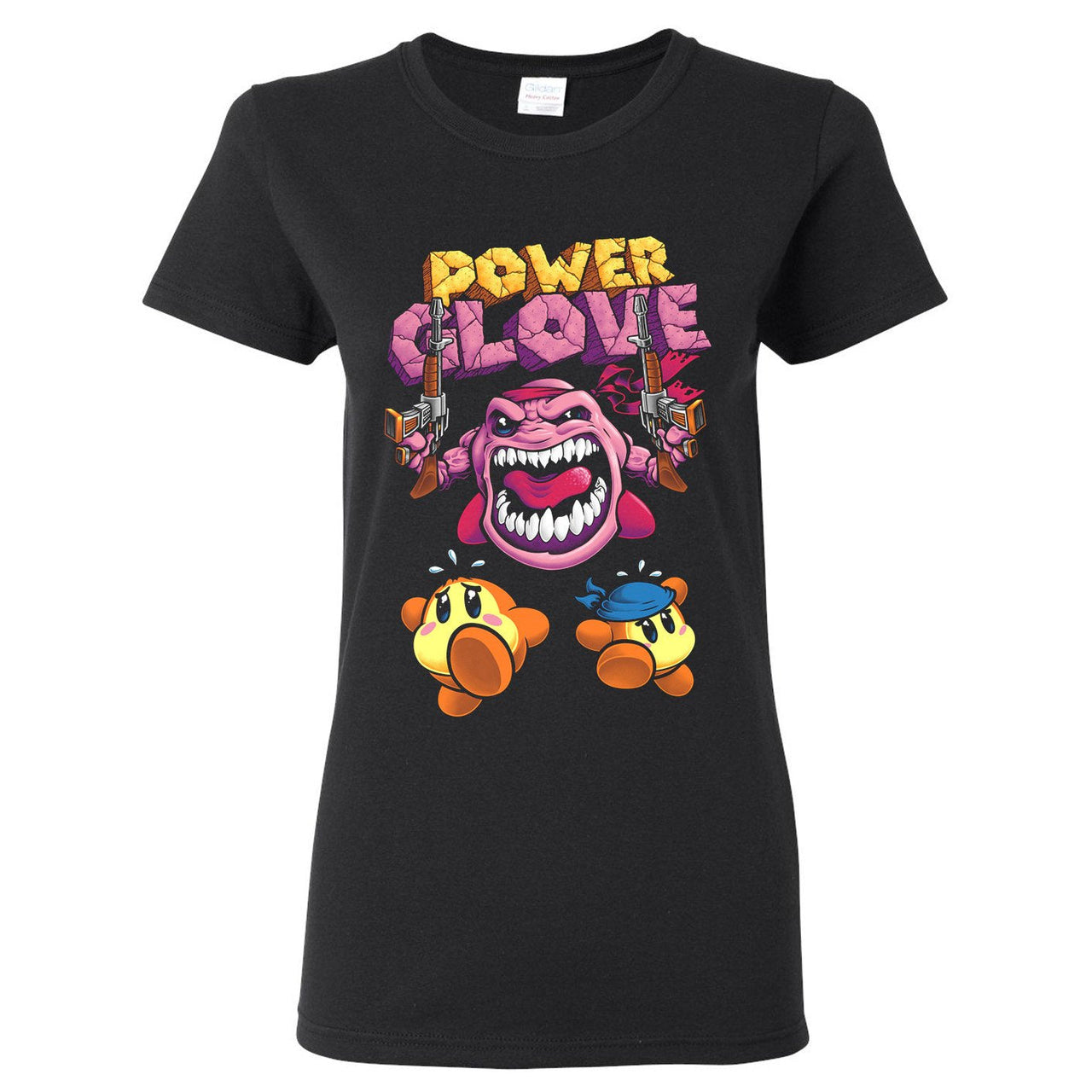 Powerglove Kirby Part 2 Ladies T-Shirt