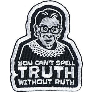 RBG Truth Ruth 2.6"x3.25" Patch - 3 pc prepack