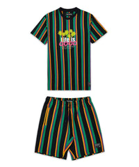 Thumbnail for Vert Stripe Life Is Good Crew Set