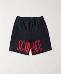 Thumbnail for Scarface Fleece Short - Black