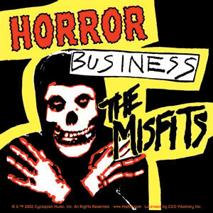 Misfits Horror Business 4"x4" Sticker - 6 pc prepack