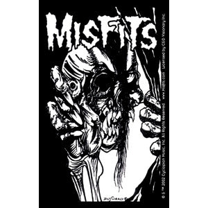 Misfits Skull Holding Eyeball 2.5"x4" Sticker - 6 pc prepack