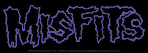 Misfits Logo 7"x2.5" Sticker - 6 pc prepack