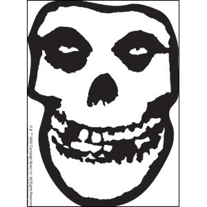 Misfits Skull 3.75"x5" Sticker - 6 pc prepack