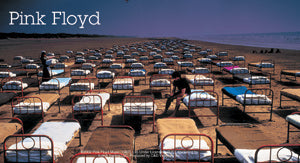 Pink Floyd Bed 6"x3.25" Sticker - 6 pc prepack