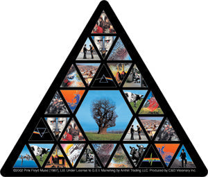 Pink Floyd Triangle 4.5"x5.3" Sticker - 6 pc prepack