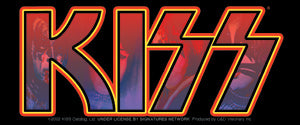 KISS Logo 6"x2.5" Sticker - 6 pc prepack