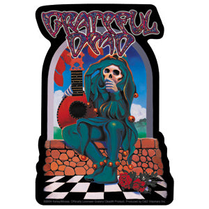 Grateful Dead Jester 4.1"x6" Sticker - 6 pc prepack