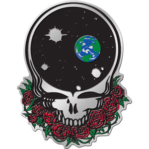 Grateful Dead Space Your Face 2.5"x3.5" Metal Sticker - 6 pc prepack