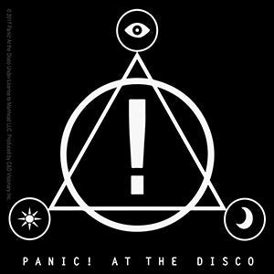 Panic At The Disco Triangle Logo 4"x4" Sticker - 6 pc prepack